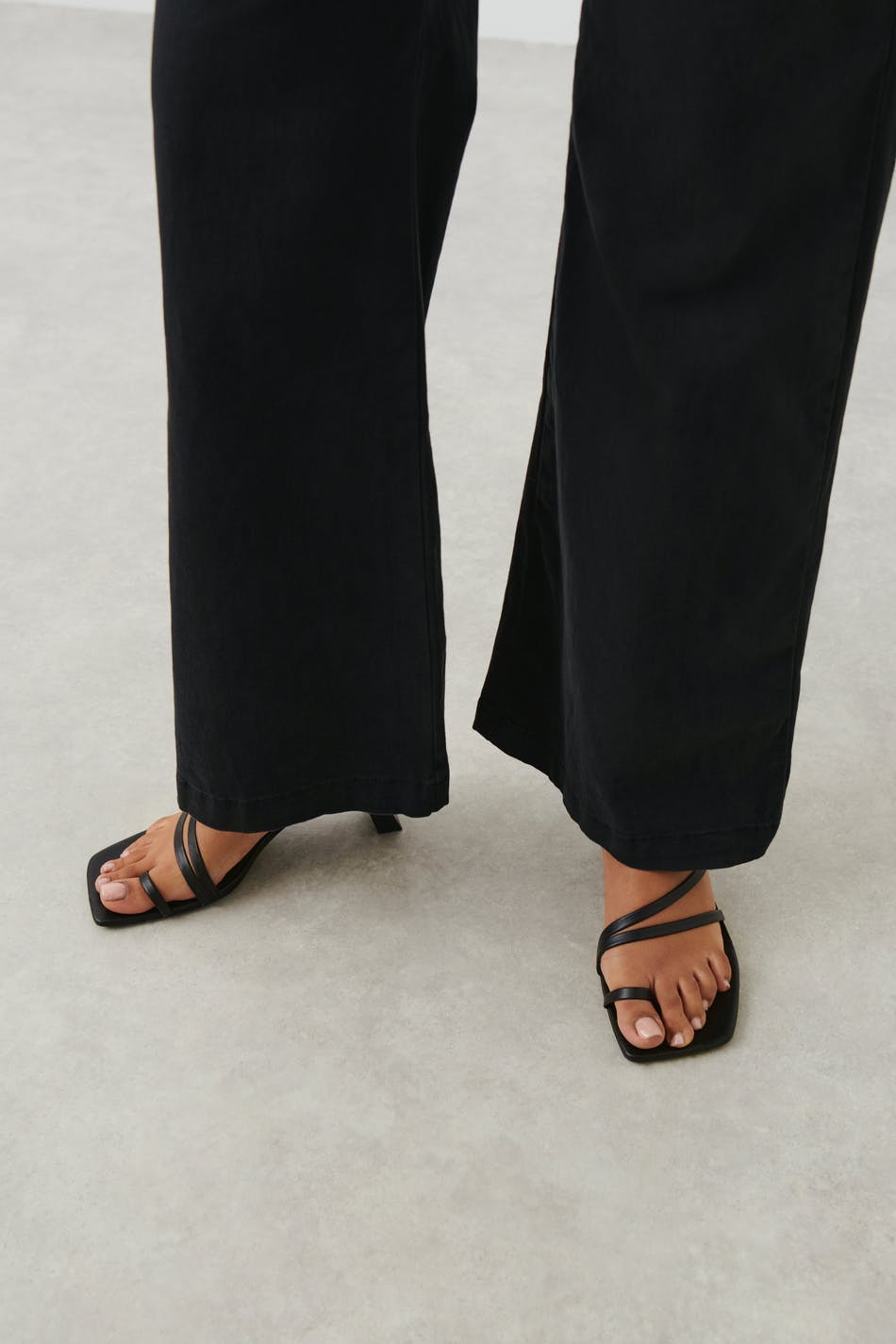 Low waist chinos trousers - Offblack