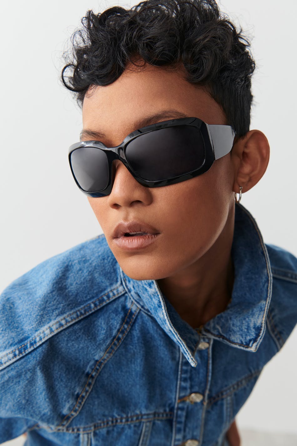 Wrap around sunglasses - Noir