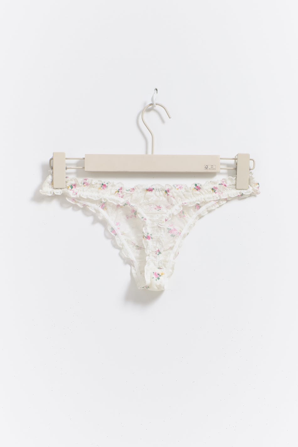 frill lace string - Vintage white