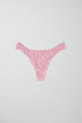 frill lace string - Vintage white