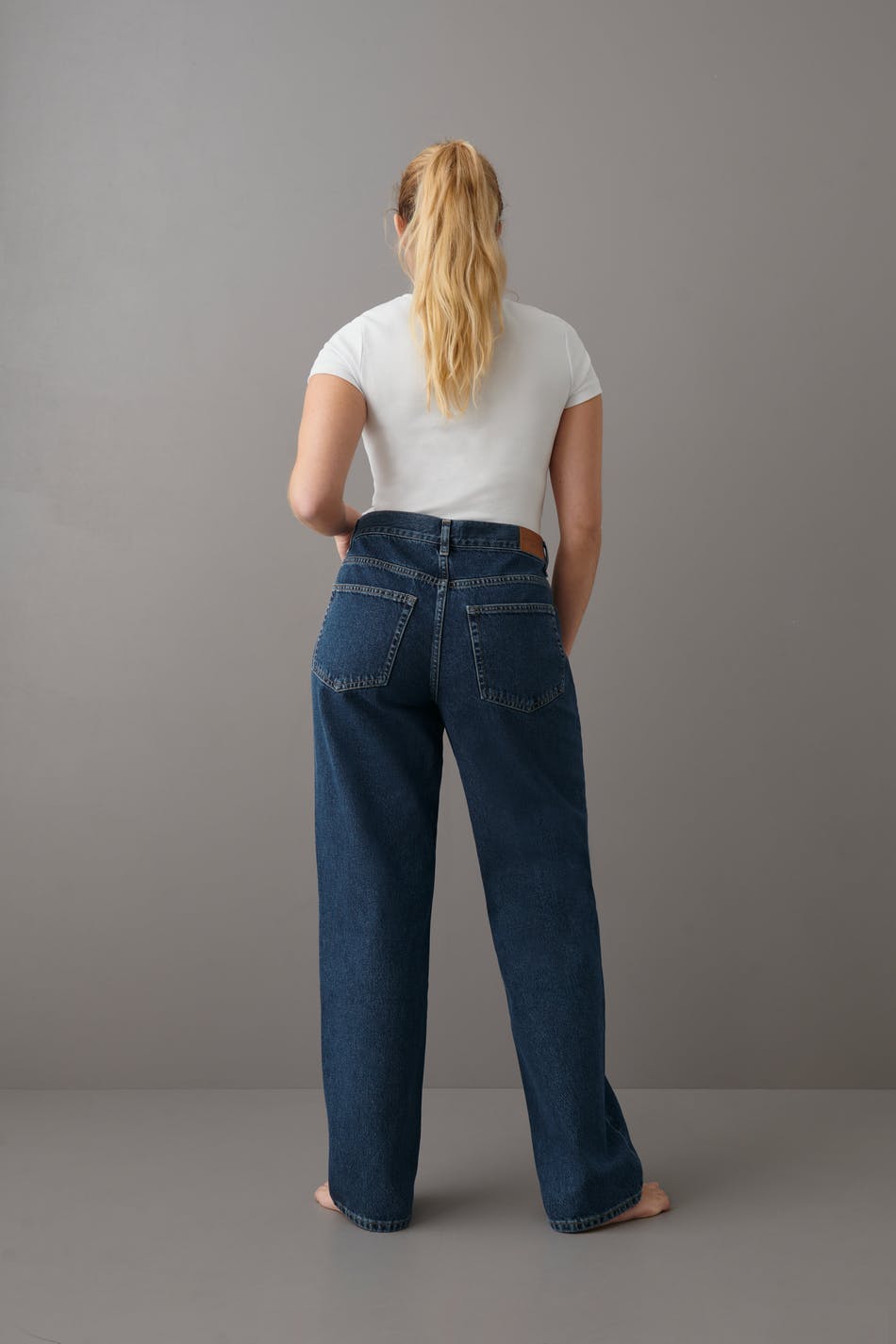 Boyfriend jeans - Dk mid blue