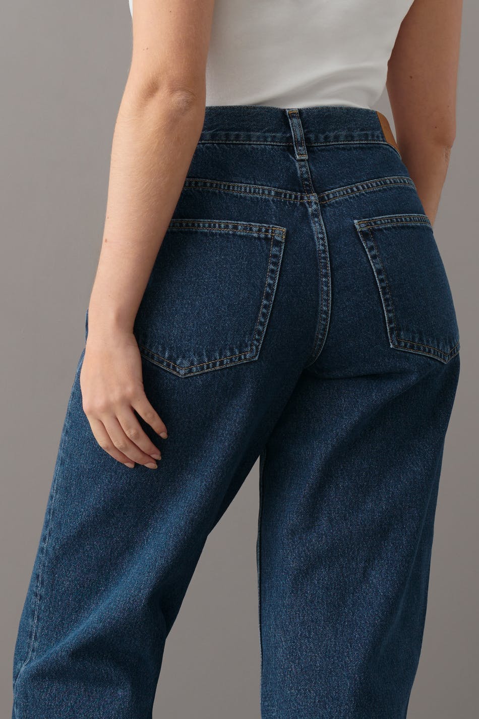 Boyfriend jeans - Dk mid blue