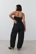 Cargo parachute trousers - Noir