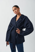 coat - Bleu marine