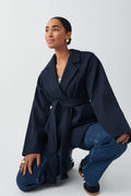 coat - Bleu marine