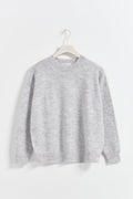 sweater - Lt grey melange