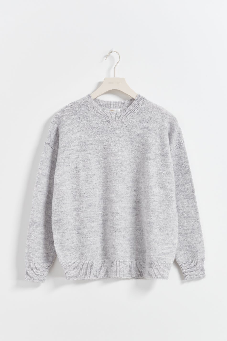 sweater - Lt grey melange