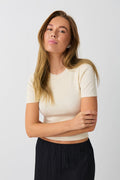 Basic knitted top - Noir
