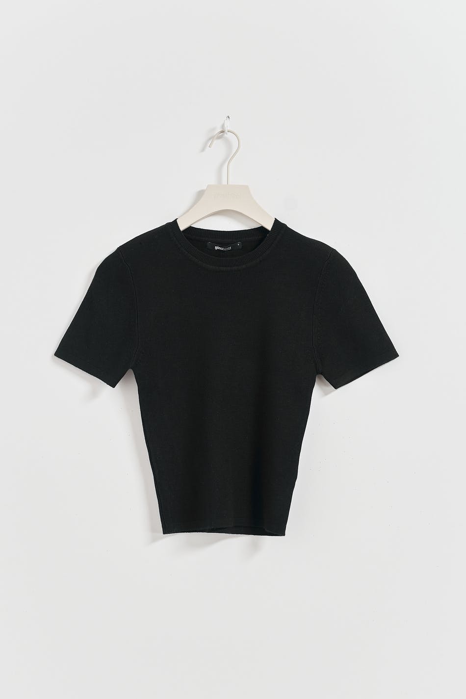 Basic knitted top - Noir