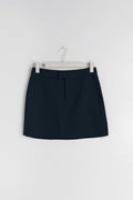 Short tailored skirt - Navy pinstripe