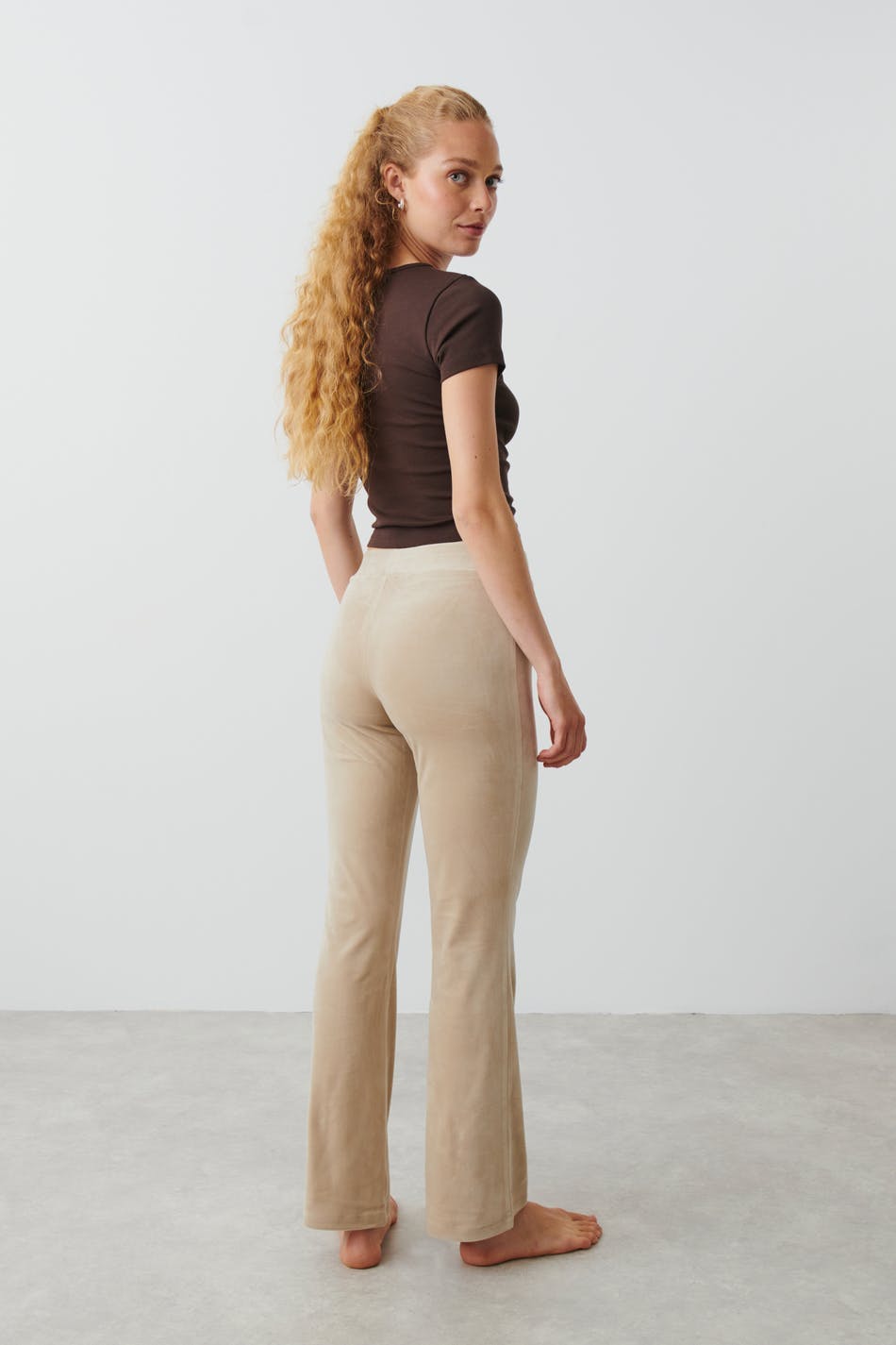 Velour trousers - Pure cashmere