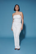 Sequin trousers - Blanc cassé