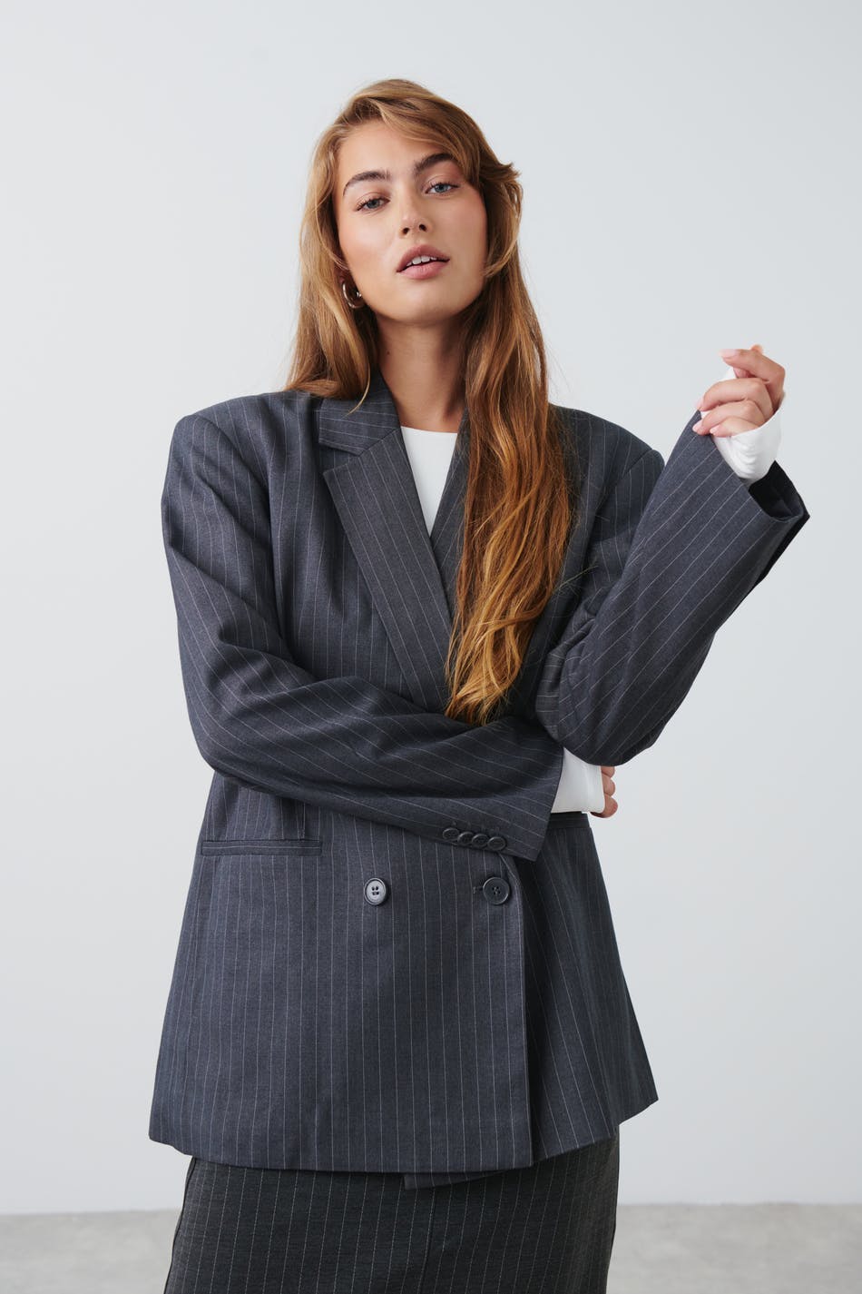 Doublebreasted blazer - Pinstripe