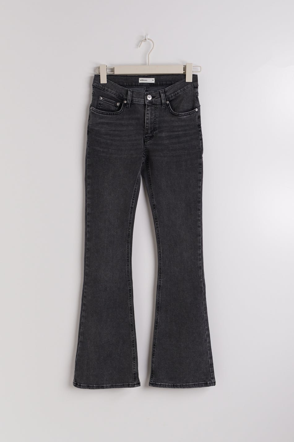 Low petite bootcut jeans - Gris