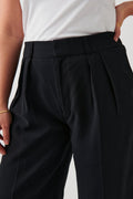 Wide tailored trousers - Bleu marine