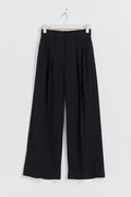 Wide tailored trousers - Bleu marine