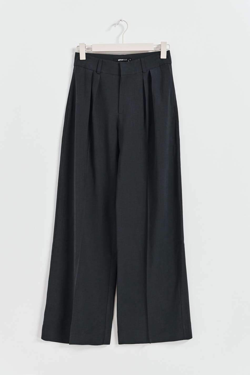 Wide tailored trousers - Offblack
