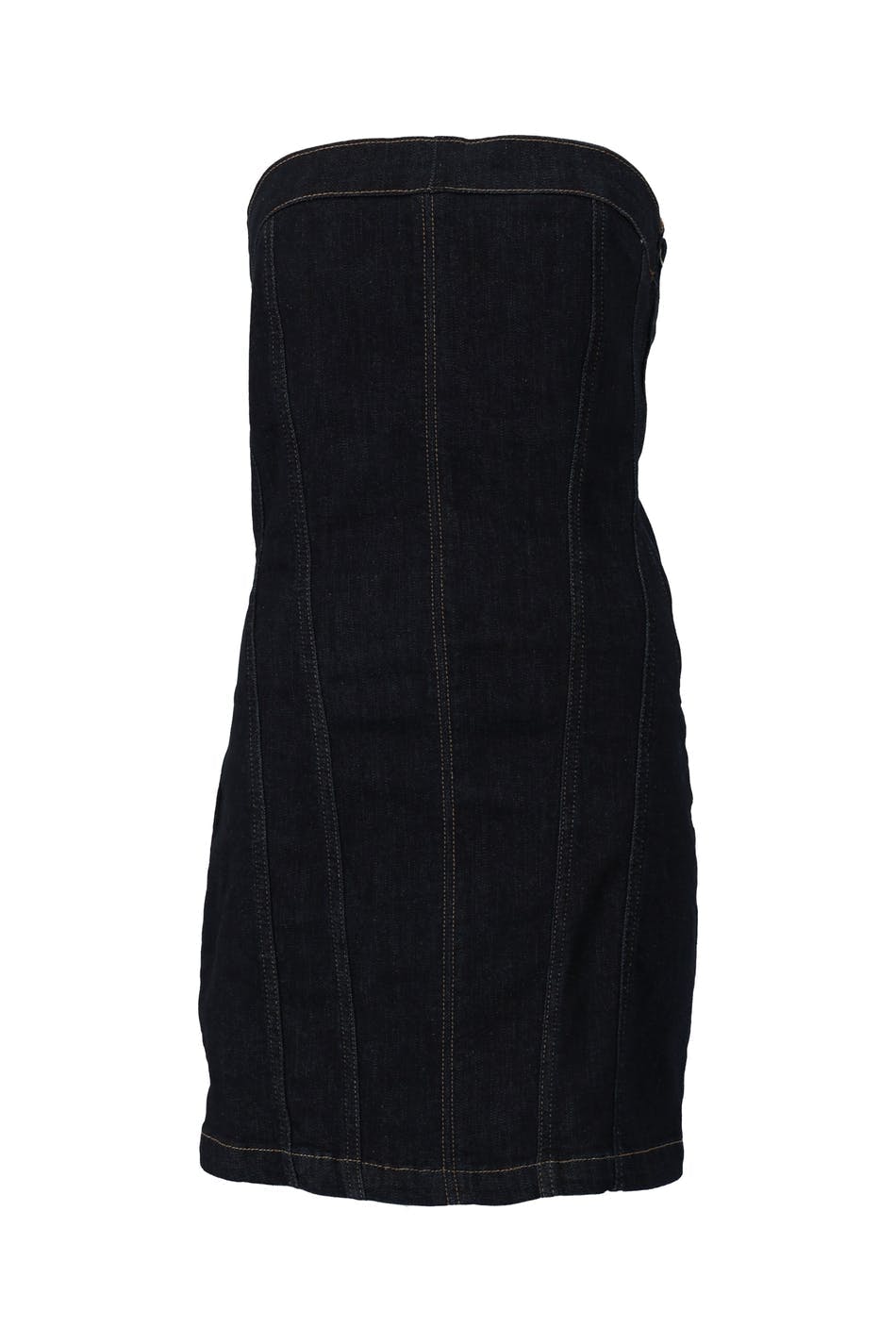 Tube denim dress - Rinse
