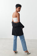 stretchy mini bandeau - Blanc
