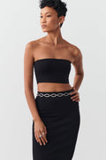 stretchy mini bandeau - Noir