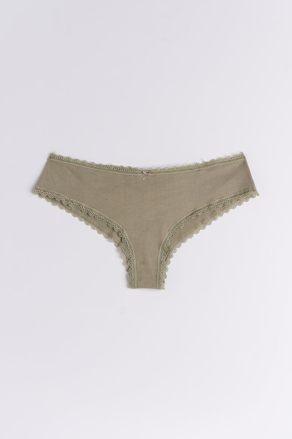 Cotton ruched brazilian - Tea