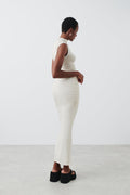 Soft touch ruched skirt - Noir