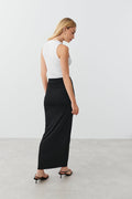 Soft touch ruched skirt - Stone