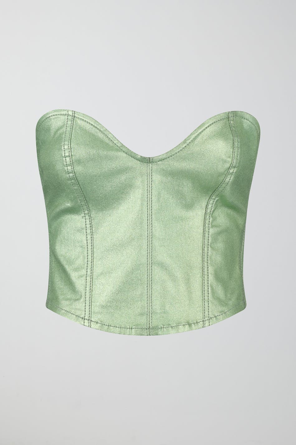 Metallic corset - Vert clair