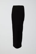 stretchy maxi skirt - Noir
