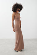 Maxi slip dress - Noir
