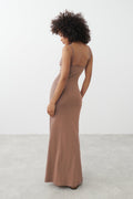 Maxi slip dress - Noir
