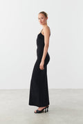 Maxi slip dress - Noir