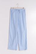 flannel pyjamas trousers - Blue/stripe
