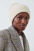 hairy rib hat - Grey melange