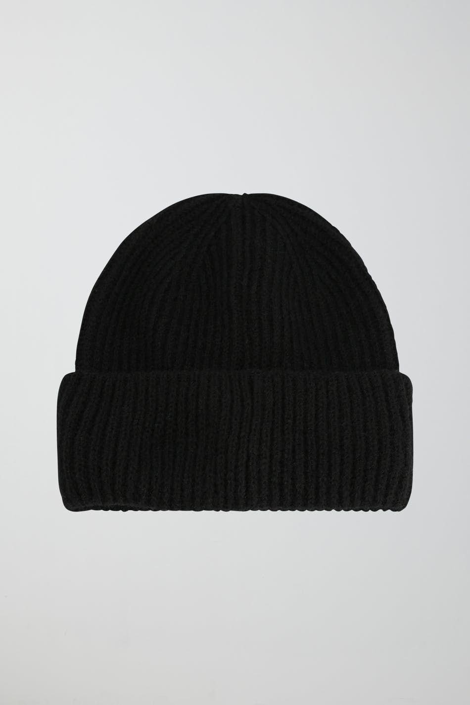 hairy rib hat - Noir