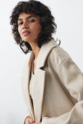 Long belted coat - Beige