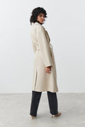 Long belted coat - Beige