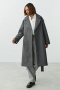 Long belted coat - Beige