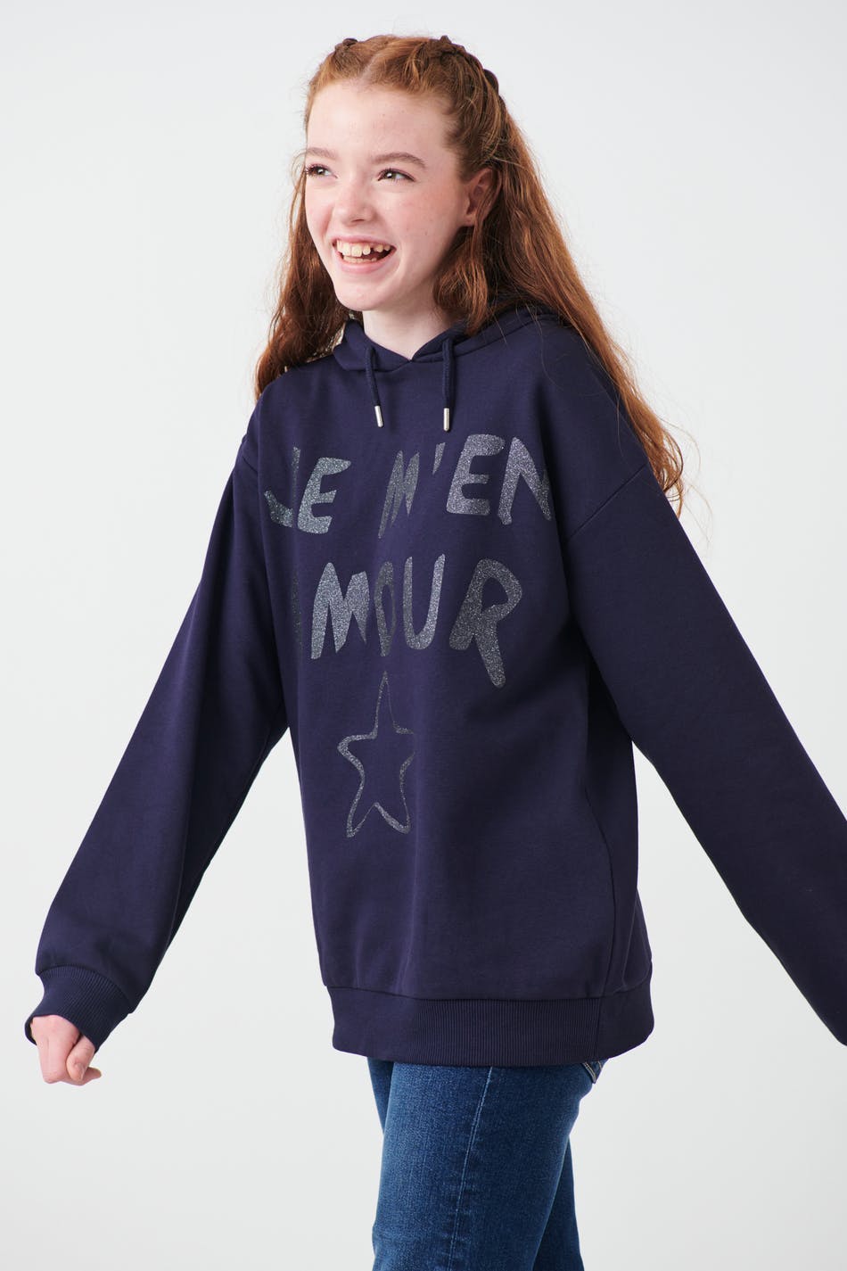 y basic hood - Bleu marine