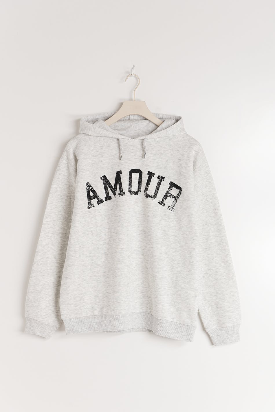 y basic hood - Lt greym/print