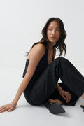 Rhinestone jeans - Offblack