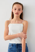 Y strap singlet - Blanc cassé