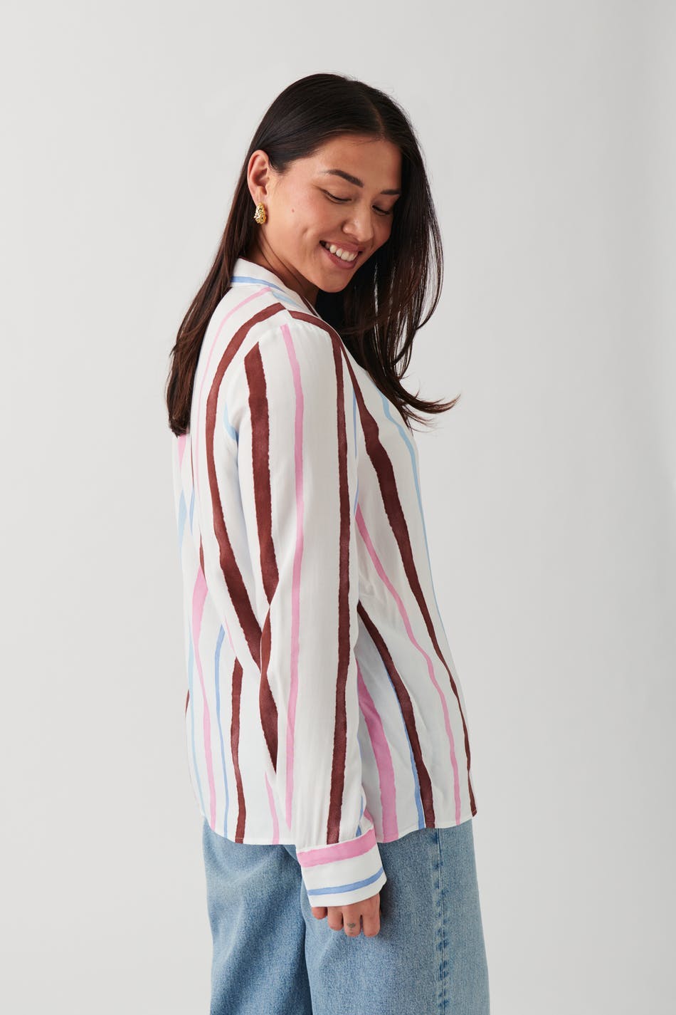 Viscose shirt - Stripe