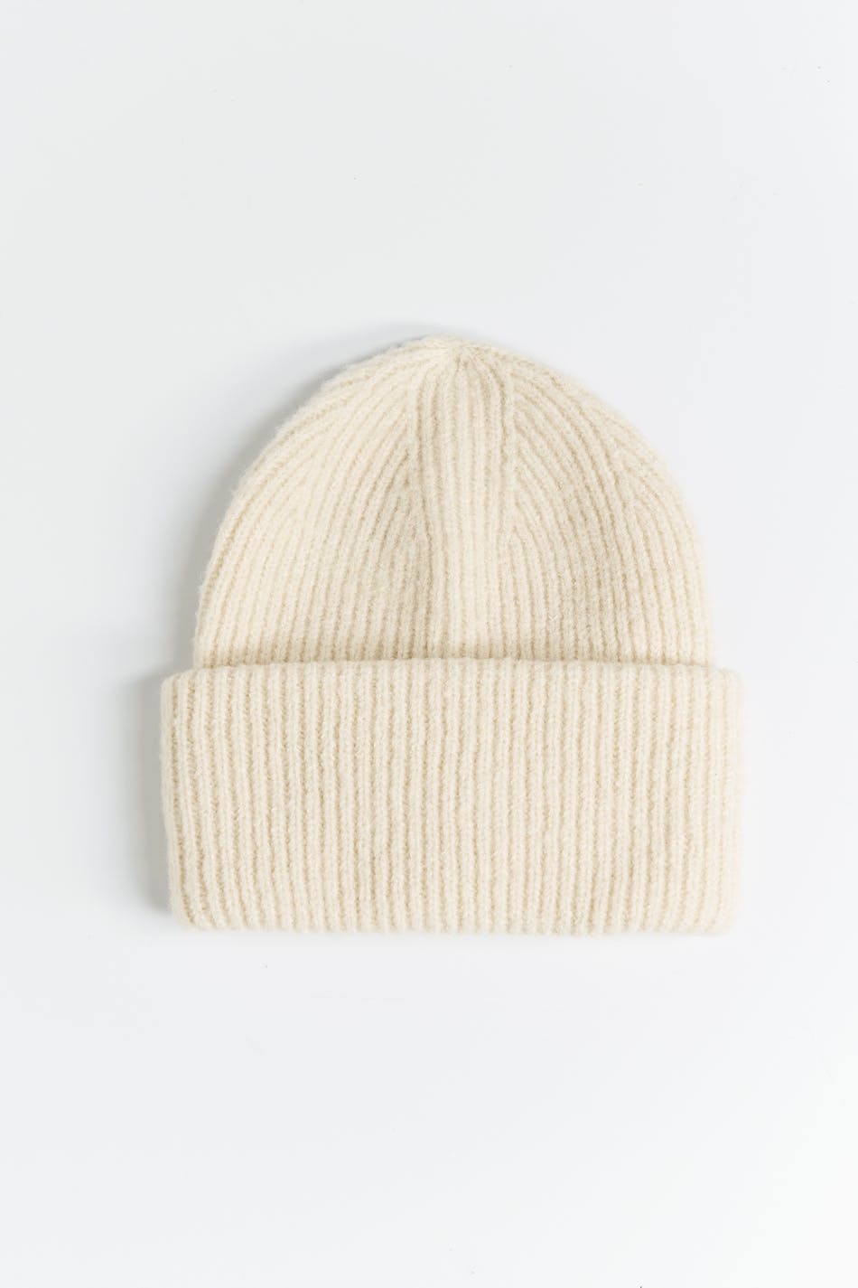 chunky knitted hat - Blanc cassé
