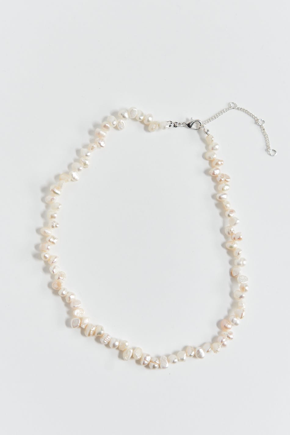 necklace - Shiny silver
