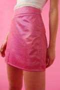 Pink mini skirt - Rose