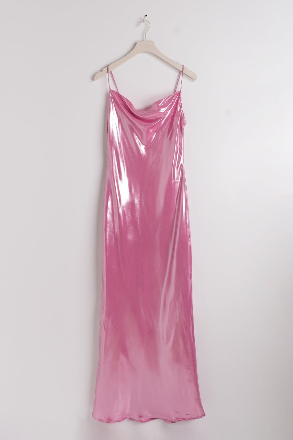 Cowl neck dress - Begonia pink