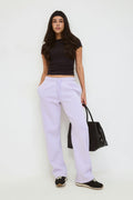 Iconic sweatpants - Deep plum