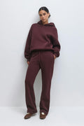 Iconic sweatpants - Deep plum