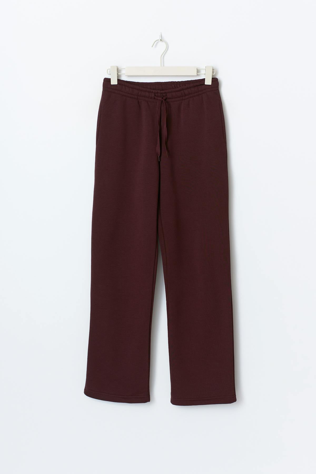 Iconic sweatpants - Deep plum
